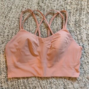 Lululemon Athletica Pink Strappy Sports Bra